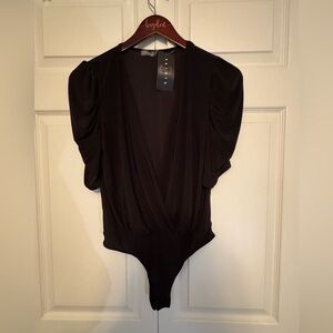 Elegant Black Women's Bodysuit